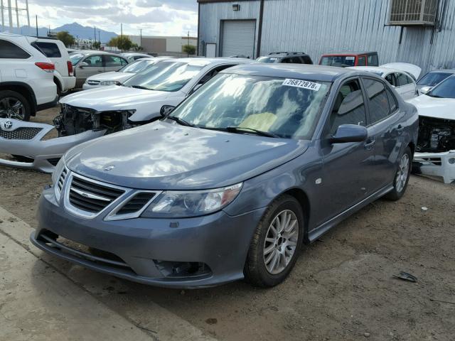 YS3FB49Y691016577 - 2009 SAAB 9-3 2.0T SILVER photo 2