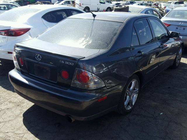 JTHBD192840084600 - 2004 LEXUS IS 300 CHARCOAL photo 4