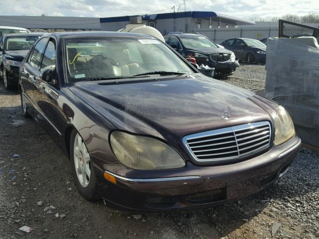 WDBNG70J6YA041725 - 2000 MERCEDES-BENZ S 430 BURGUNDY photo 1