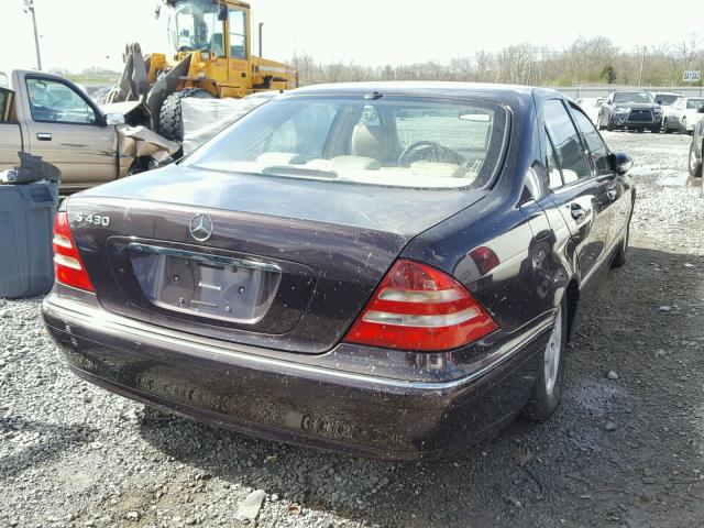 WDBNG70J6YA041725 - 2000 MERCEDES-BENZ S 430 BURGUNDY photo 4