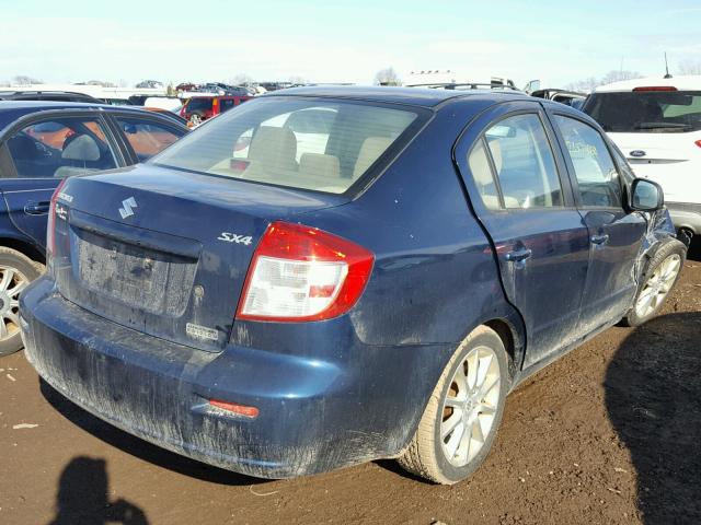 JS2YC5A25B6300355 - 2011 SUZUKI SX4 LE BLUE photo 4