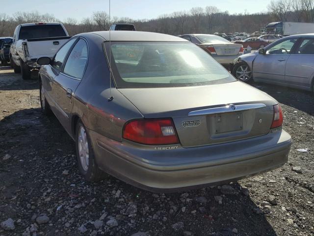 1MEFM50U72A646033 - 2002 MERCURY SABLE GS GOLD photo 3