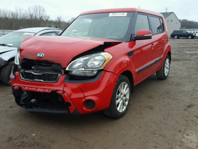 KNDJT2A60D7489121 - 2013 KIA SOUL + RED photo 2