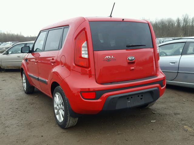 KNDJT2A60D7489121 - 2013 KIA SOUL + RED photo 3