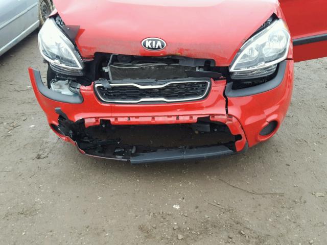 KNDJT2A60D7489121 - 2013 KIA SOUL + RED photo 7