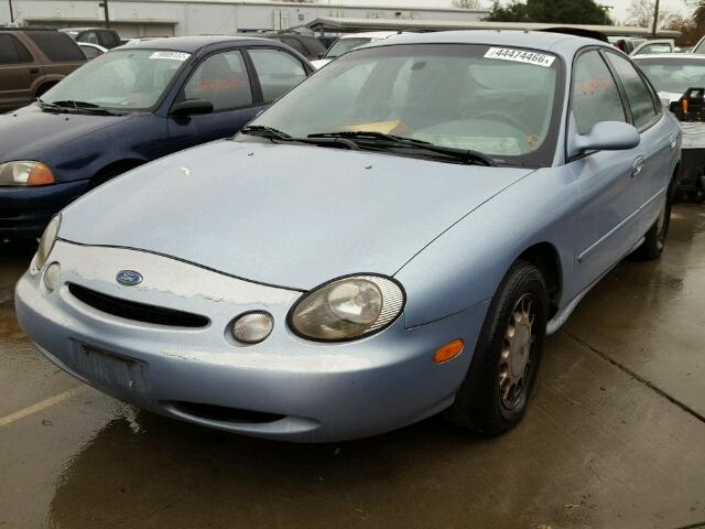 1FALP53S9VG251266 - 1997 FORD TAURUS LX BLUE photo 2