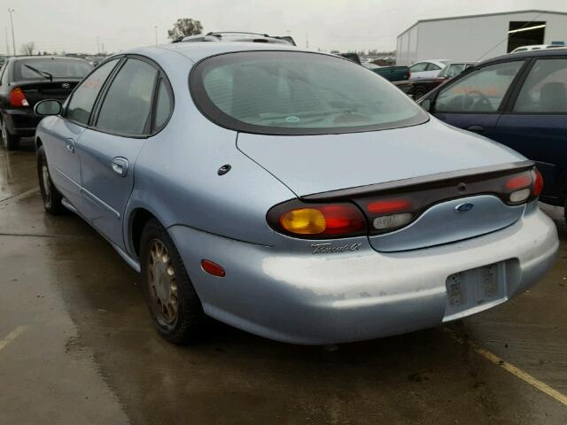 1FALP53S9VG251266 - 1997 FORD TAURUS LX BLUE photo 3