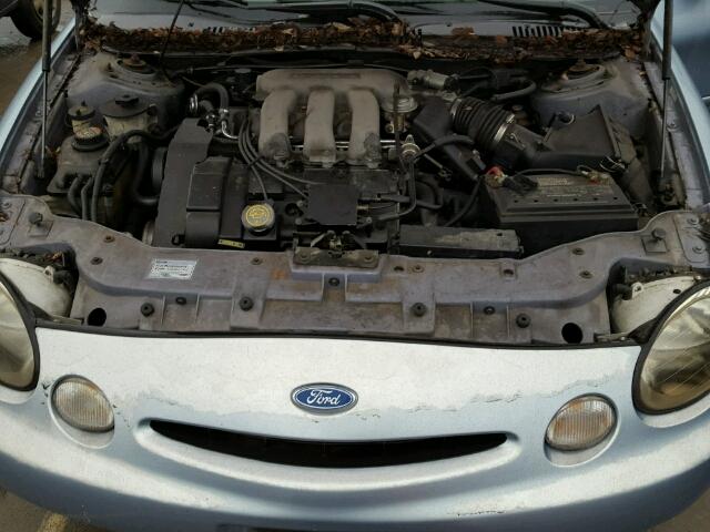 1FALP53S9VG251266 - 1997 FORD TAURUS LX BLUE photo 7