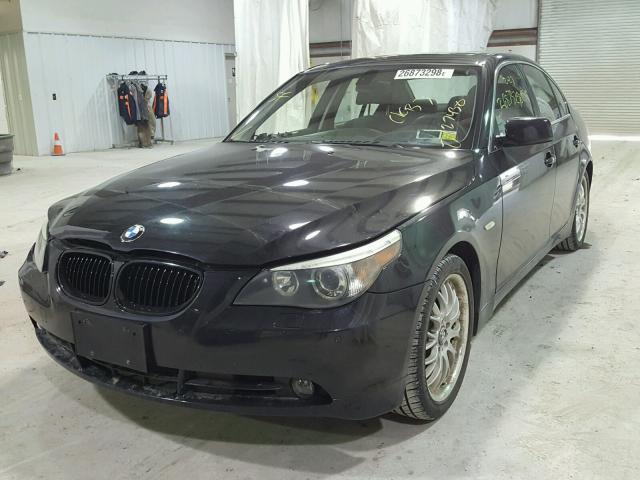 WBANF33526CS35131 - 2006 BMW 525 XI BLACK photo 2