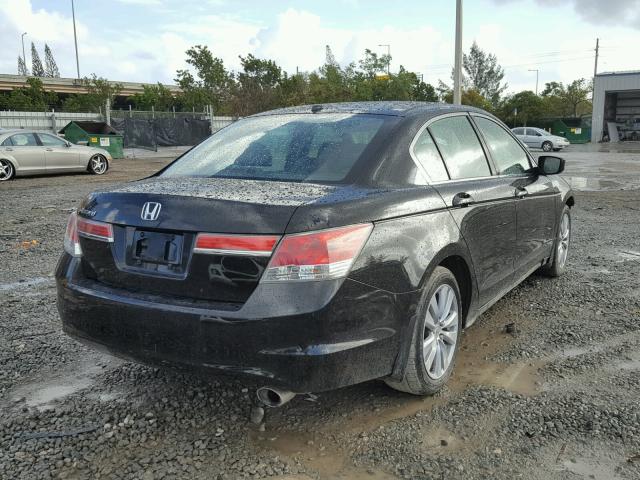 1HGCP2F88BA044392 - 2011 HONDA ACCORD EXL BLACK photo 4