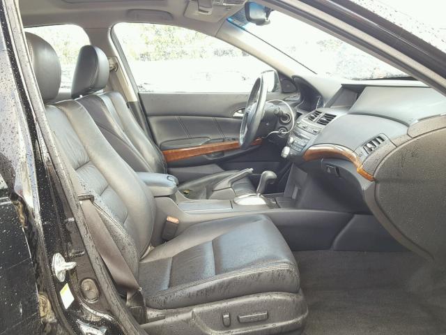 1HGCP2F88BA044392 - 2011 HONDA ACCORD EXL BLACK photo 5