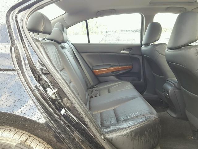 1HGCP2F88BA044392 - 2011 HONDA ACCORD EXL BLACK photo 6