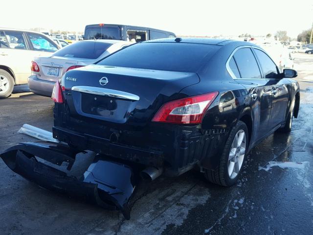 1N4AA51E19C844137 - 2009 NISSAN MAXIMA S BLACK photo 4