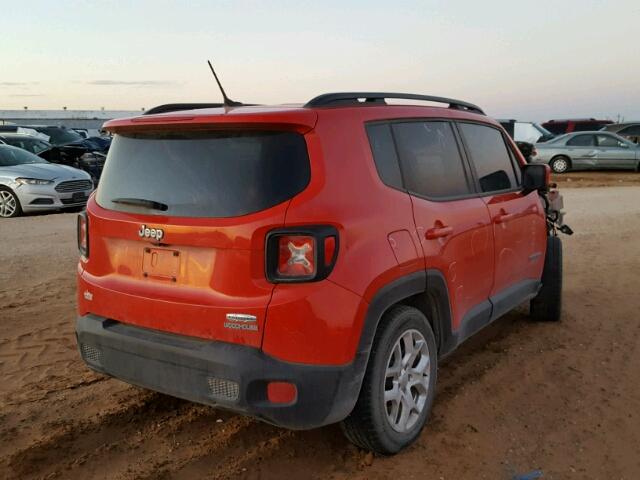 ZACCJABT2FPB44479 - 2015 JEEP RENEGADE L RED photo 4