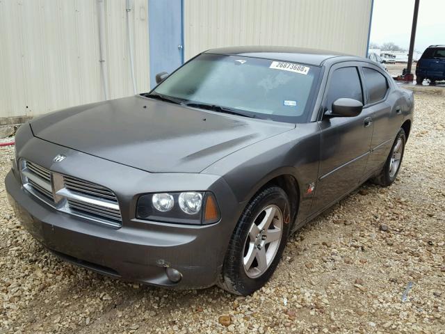 2B3CA3CV2AH253516 - 2010 DODGE CHARGER SX GRAY photo 2