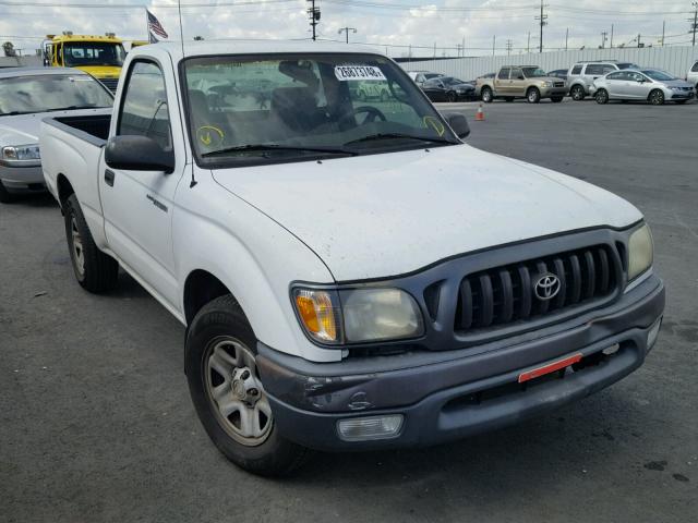 5TENL42N74Z399637 - 2004 TOYOTA TACOMA WHITE photo 1