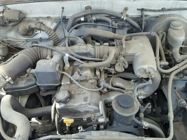 5TENL42N74Z399637 - 2004 TOYOTA TACOMA WHITE photo 7