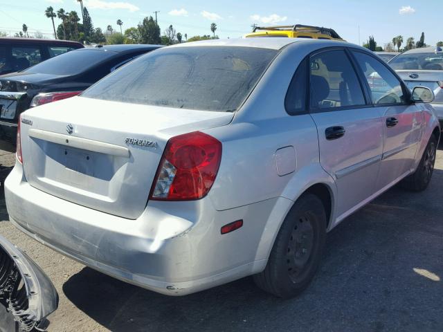 KL5JD56Z87K543306 - 2007 SUZUKI FORENZA BA SILVER photo 4