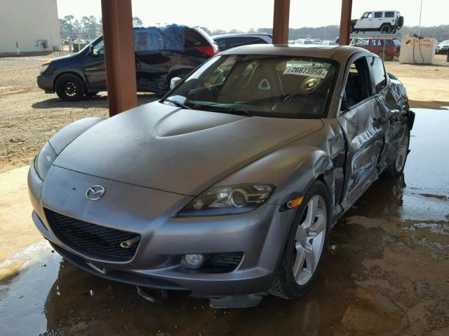 JM1FE173840118403 - 2004 MAZDA RX8 GRAY photo 2