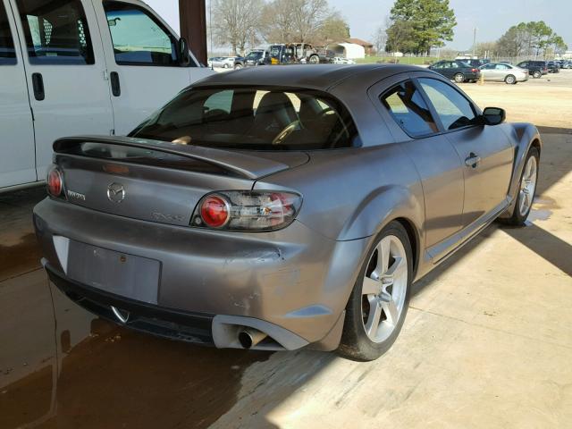 JM1FE173840118403 - 2004 MAZDA RX8 GRAY photo 4