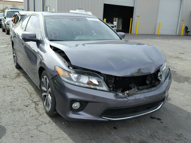 1HGCT2B85DA000936 - 2013 HONDA ACCORD EXL GRAY photo 1