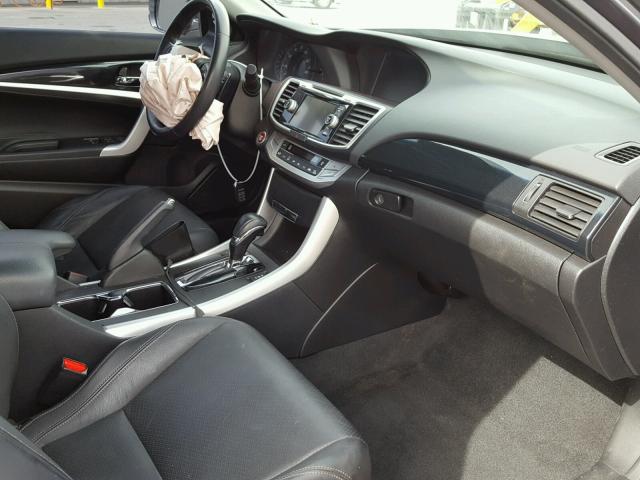 1HGCT2B85DA000936 - 2013 HONDA ACCORD EXL GRAY photo 5