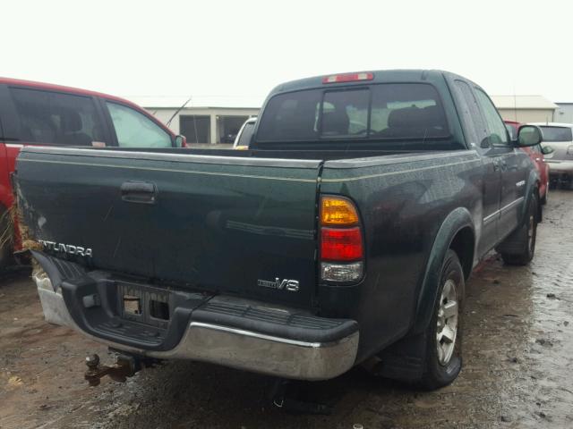 5TBRT34144S442424 - 2004 TOYOTA TUNDRA ACC GREEN photo 4