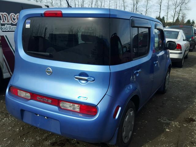 JN8AZ2KR6ET352821 - 2014 NISSAN CUBE S BLUE photo 4