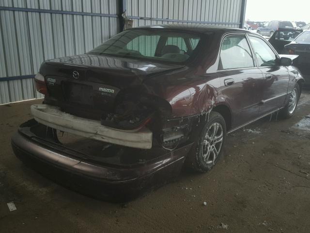 1YVGF22C815241707 - 2001 MAZDA 626 ES BURGUNDY photo 4