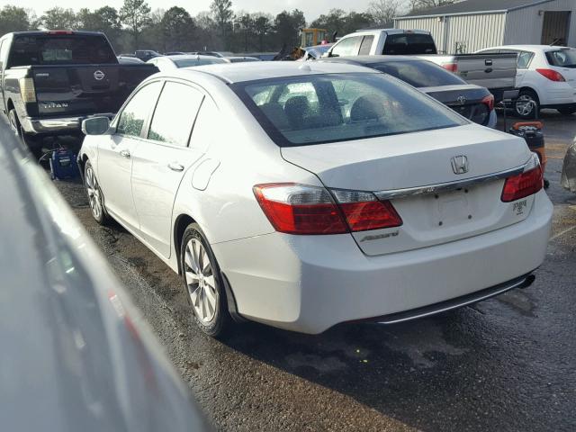 1HGCR2F88DA102188 - 2013 HONDA ACCORD EXL WHITE photo 3