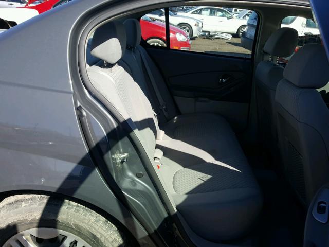 1G1ZS58F28F125655 - 2008 CHEVROLET MALIBU LS GRAY photo 6