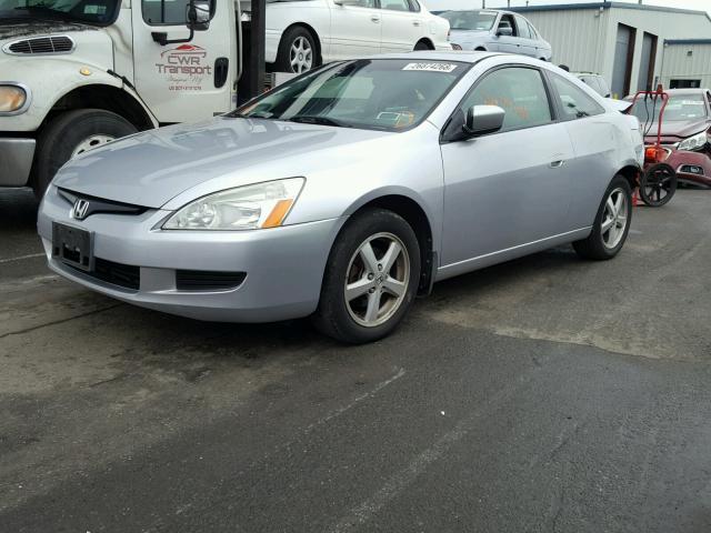 1HGCM72754A025398 - 2004 HONDA ACCORD EX GRAY photo 2