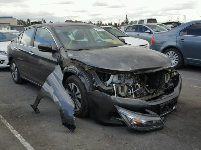 1HGCR2F38DA035256 - 2013 HONDA ACCORD LX GRAY photo 1