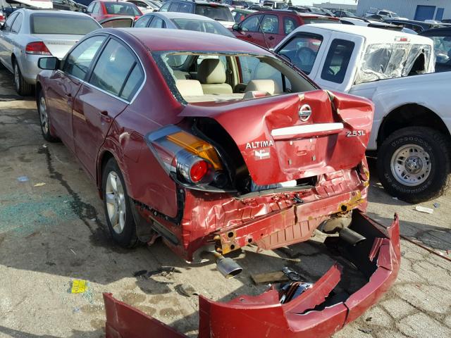 1N4AL21E58C125190 - 2008 NISSAN ALTIMA 2.5 BURGUNDY photo 3