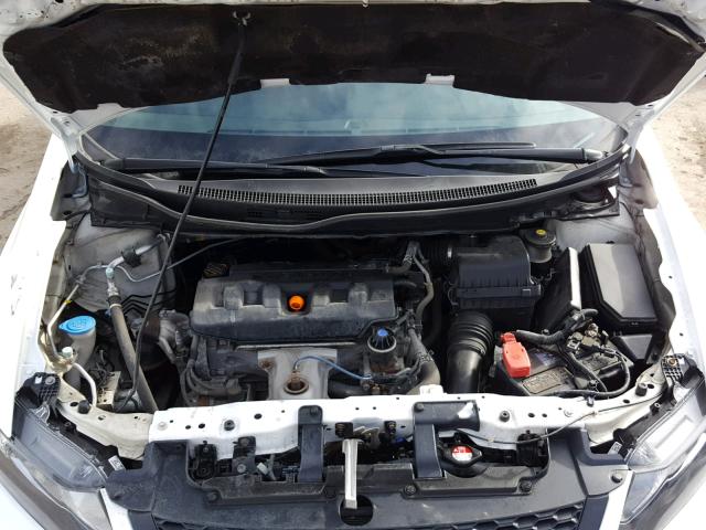 2HGFG3B83CH504117 - 2012 HONDA CIVIC EX WHITE photo 7