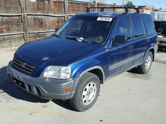 JHLRD184XVC026039 - 1997 HONDA CR-V LX BLUE photo 2