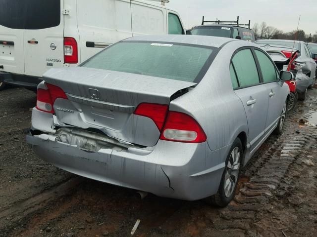 2HGFA1F93AH531419 - 2010 HONDA CIVIC EXL ნაცრისფერი ფოტო 4