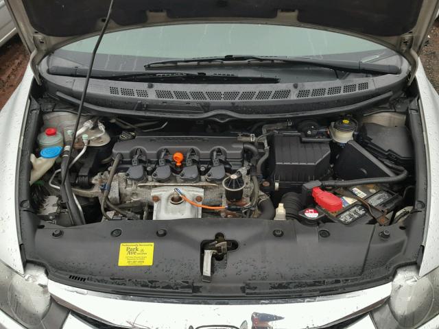 2HGFA1F93AH531419 - 2010 HONDA CIVIC EXL ნაცრისფერი ფოტო 7