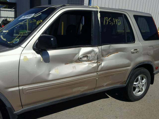 JHLRD1878YC043470 - 2000 HONDA CR-V SE GOLD photo 9