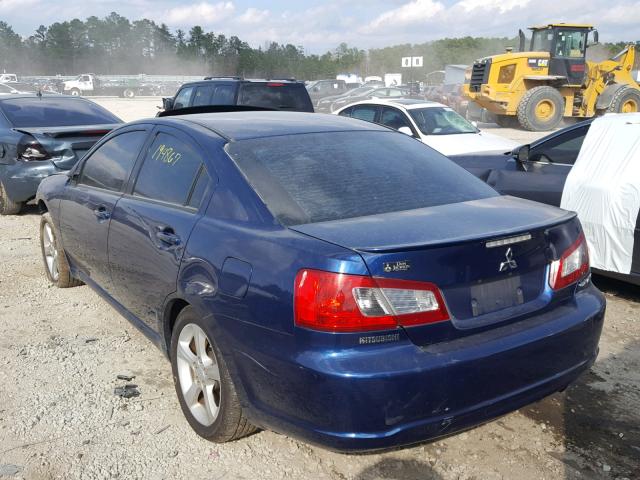 4A3AB36F59E003484 - 2009 MITSUBISHI GALANT ES BLUE photo 3