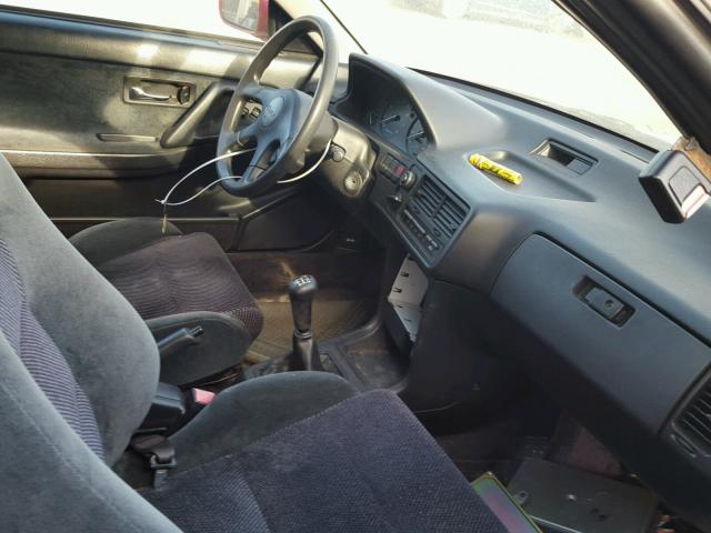 JH4DA935XNS019580 - 1992 ACURA INTEGRA LS RED photo 5