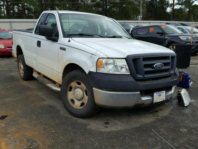 1FTRF12215NA87024 - 2005 FORD F150 WHITE photo 1