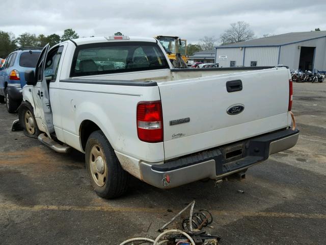 1FTRF12215NA87024 - 2005 FORD F150 WHITE photo 3