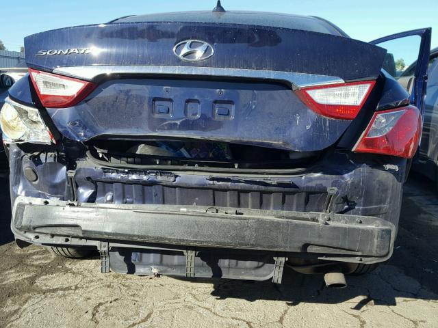 5NPEB4AC5DH591418 - 2013 HYUNDAI SONATA GLS BLUE photo 9