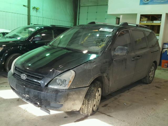 KNDMB233166070688 - 2006 KIA SEDONA EX BLACK photo 2