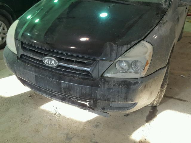 KNDMB233166070688 - 2006 KIA SEDONA EX BLACK photo 9