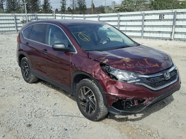 2HKRM3H49GH513524 - 2016 HONDA CR-V SE RED photo 1