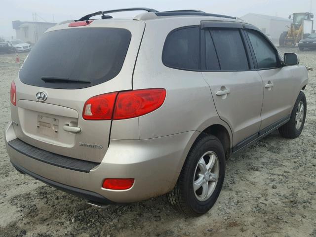 5NMSG13D57H084741 - 2007 HYUNDAI SANTA FE G GOLD photo 4