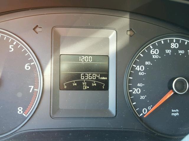 3VW2K7AJ3EM393304 - 2014 VOLKSWAGEN JETTA BASE 银色 照片 8