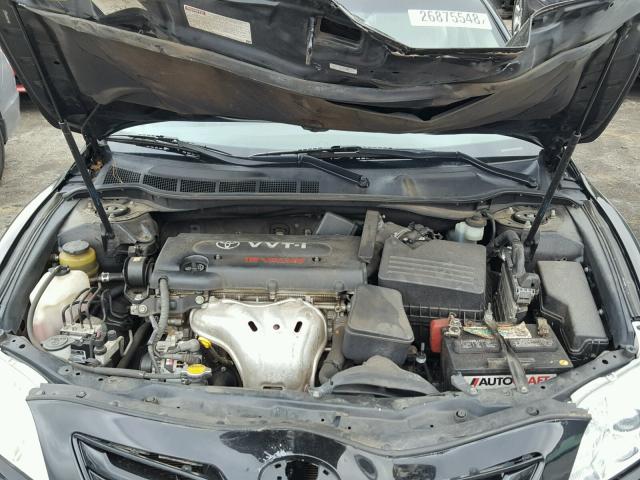 4T1BE46K87U650722 - 2007 TOYOTA CAMRY NEW BLACK photo 7